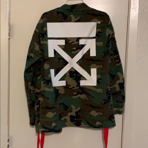 off white army fatigue jacket